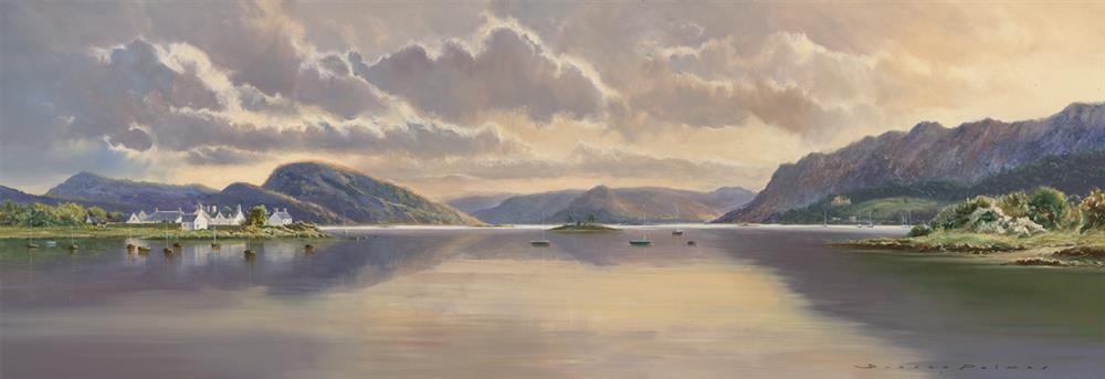 Donside Frames Excl. - Evening Calm, Plockton - Canvas