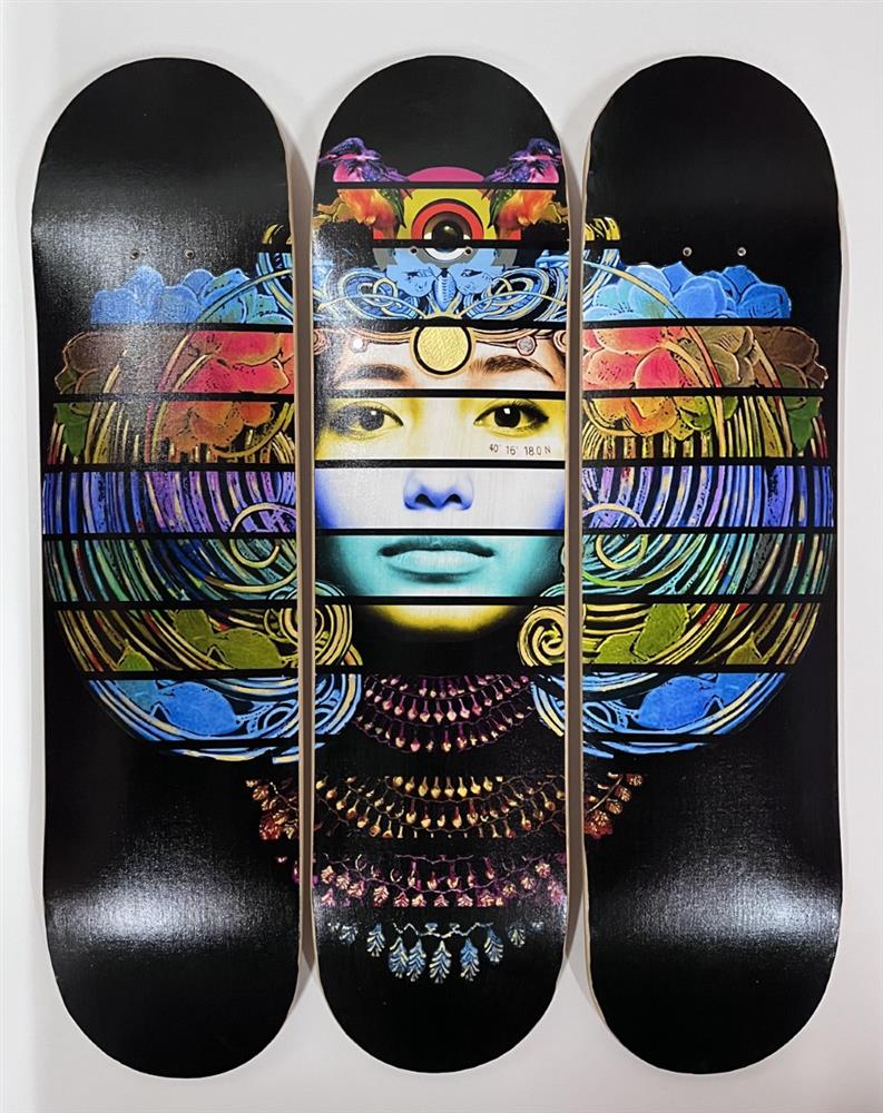 Sphinx Malakbel’ Gold Edition Skate Deck Trio.