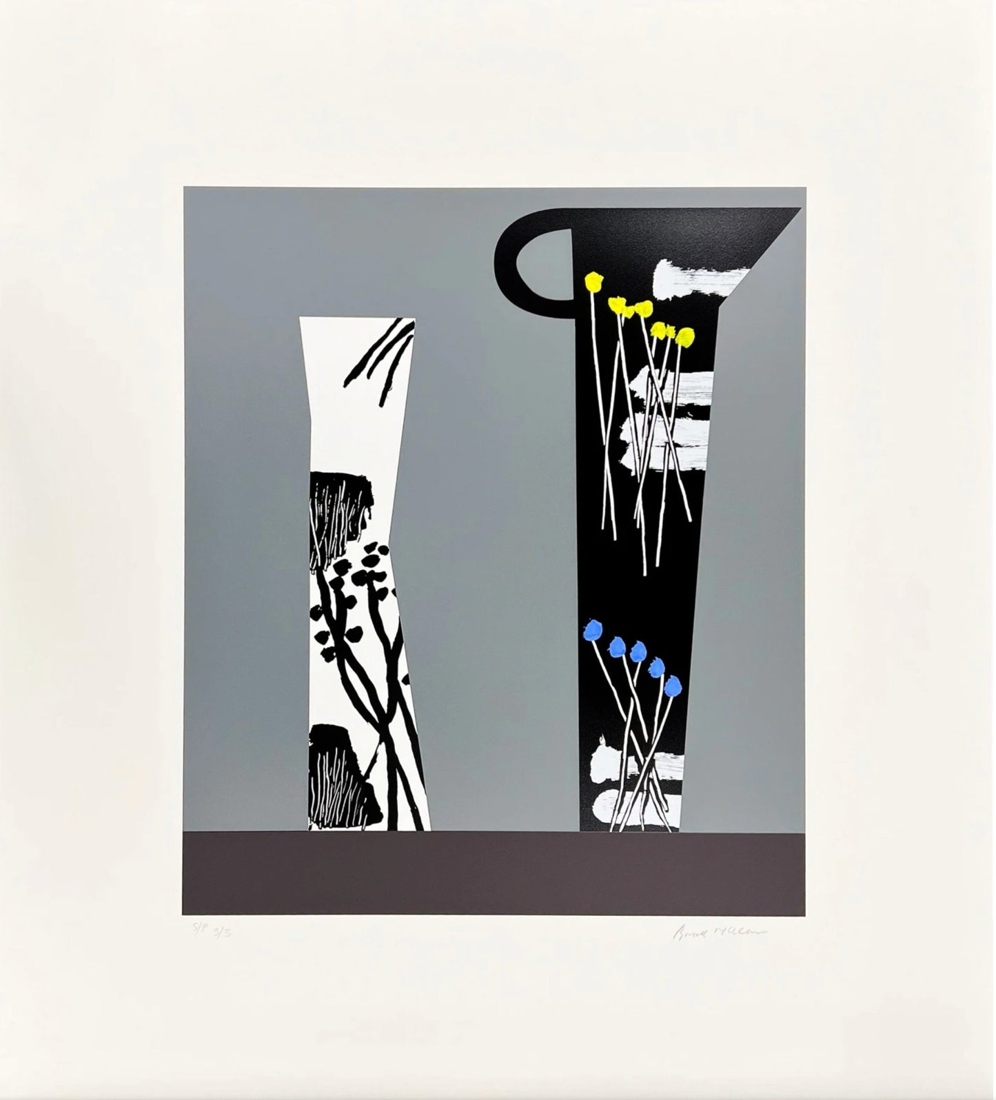 Bruce McLean - A Jug and a Vase in a Grey Interior - My Store