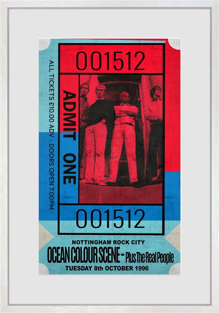 Linda Charles - Admit One - Ocean Colour Scene - Watergate Art