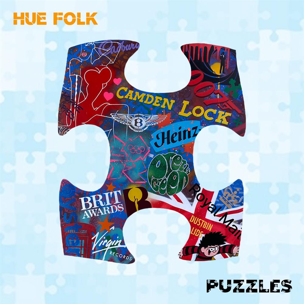 Hue Folk - British Puzzle VII - Watergate Art