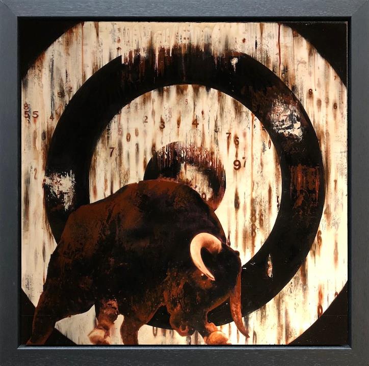 Linda Charles - Bullish on Wall Street - Watergate Art