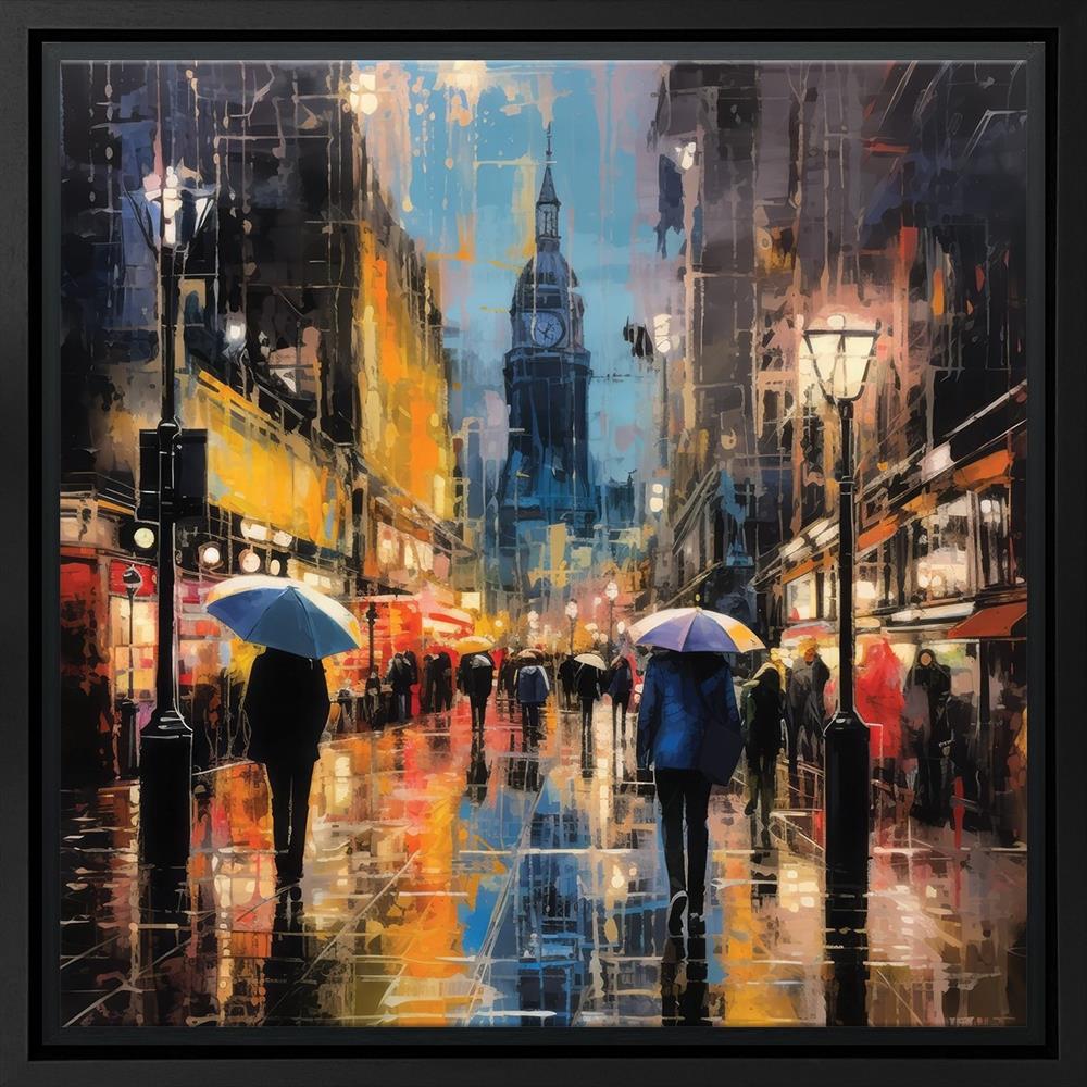 Leander - City Lights In The Rain - Watergate Art