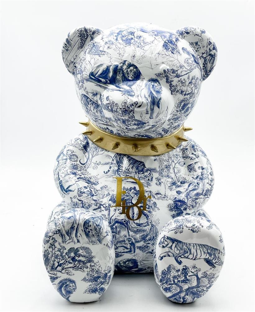 Naor - Dior Bear White IV - Watergate Art