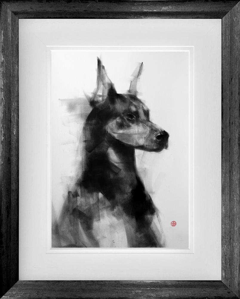 Tim Wang - Doberman Pinscher - Watergate Art