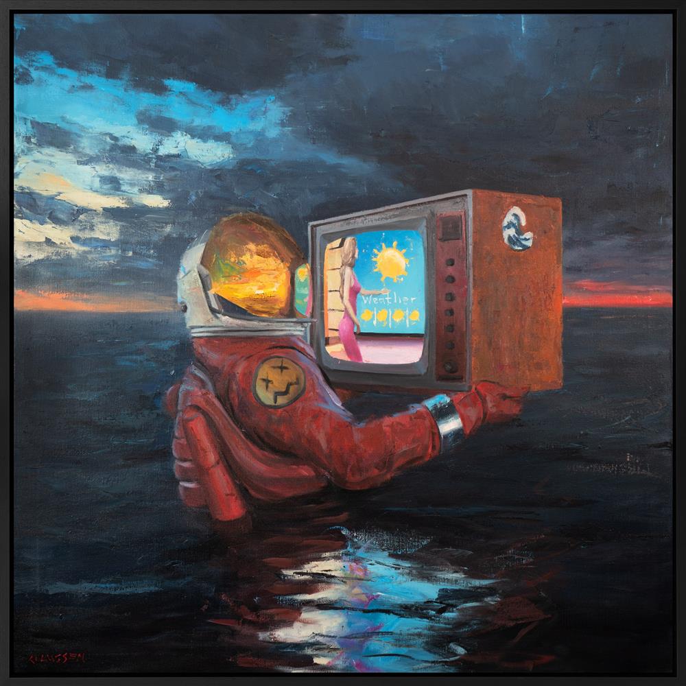 Andreas Claussen - Don't Believe Everything You See On TV - Watergate Art