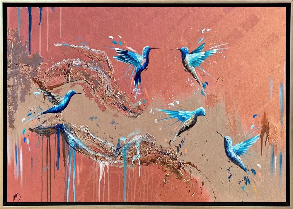 Mellisuga - Feathered Sapphires - Watergate Art