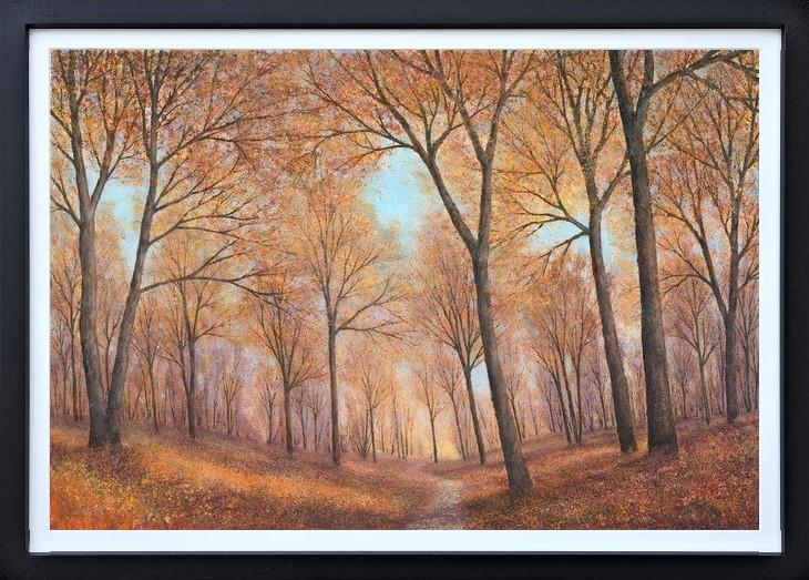 Chris Bourne - Golden Light Through The Trees - Watergate Art