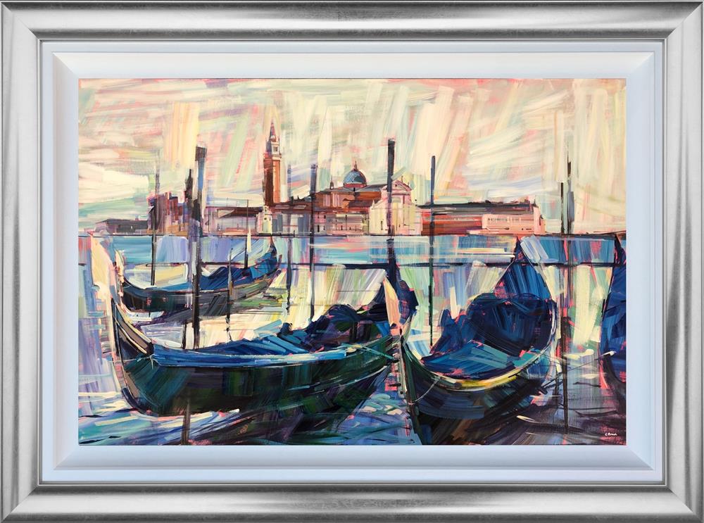 Colin Brown - Gondolas at Rest - Watergate Art