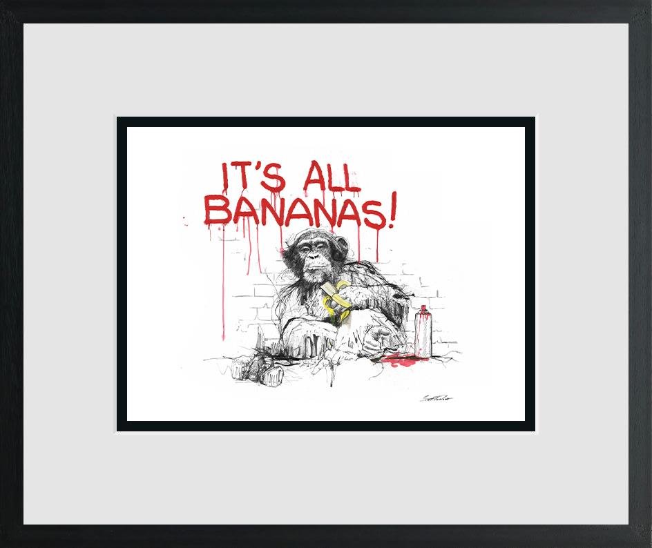 Scott Tetlow - It's All Bananas! - Miniature - Watergate Art