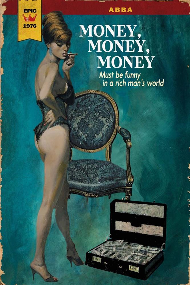 Linda Charles - Money, Money, Money - Miniature - Watergate Art