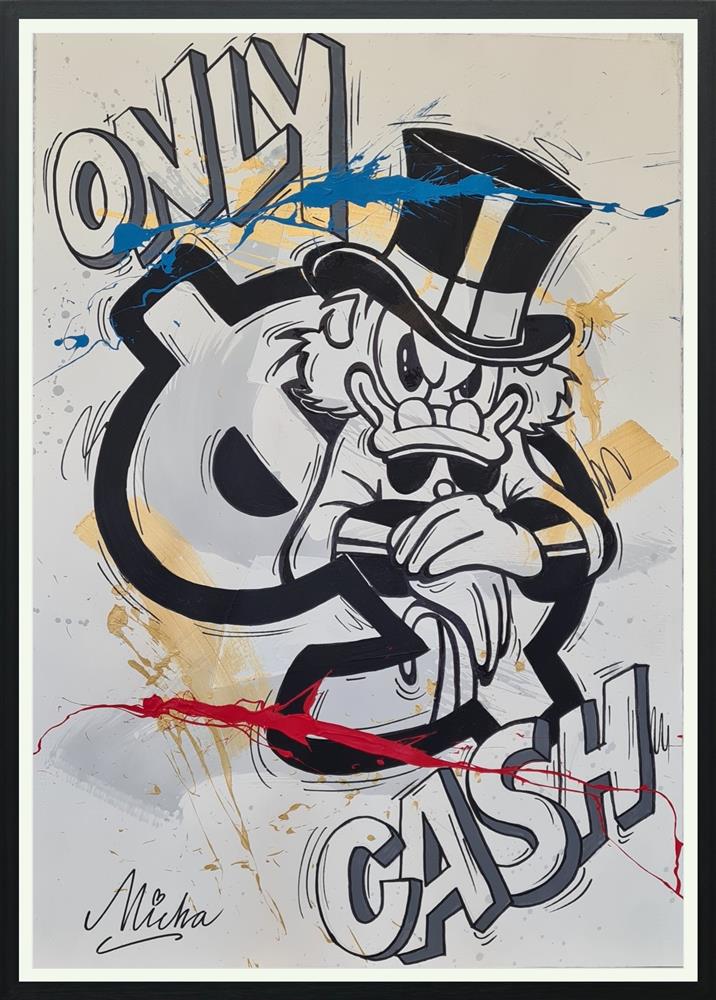 Micha Baker - Only Cash - Original Study - Watergate Art