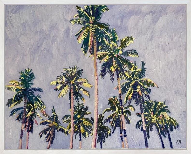 Leila Barton - Palms And Lilac Skies - Watergate Art