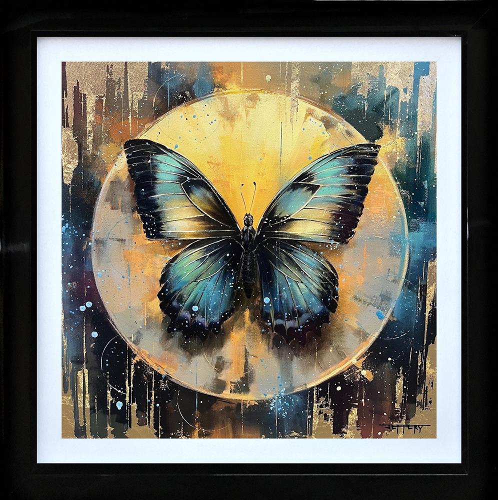 Ben Jeffery - Reborn - Gold and Cobalt Blue - Watergate Art