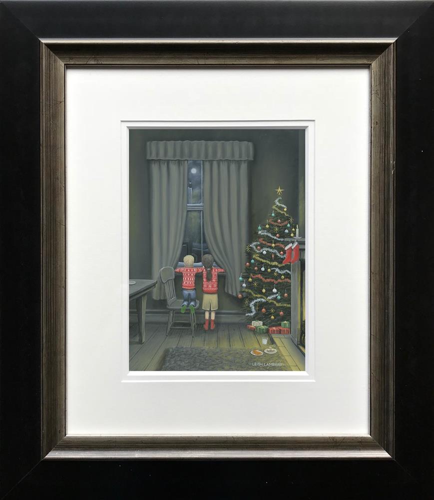 Leigh Lambert - Santa Is On His Way - Paper - Watergate Art