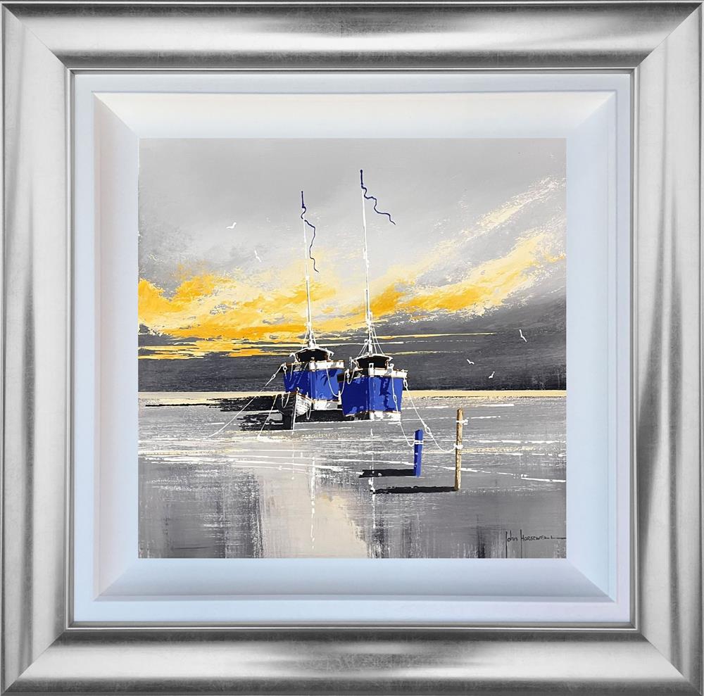 John Horsewell - Silent Moorings - Watergate Art