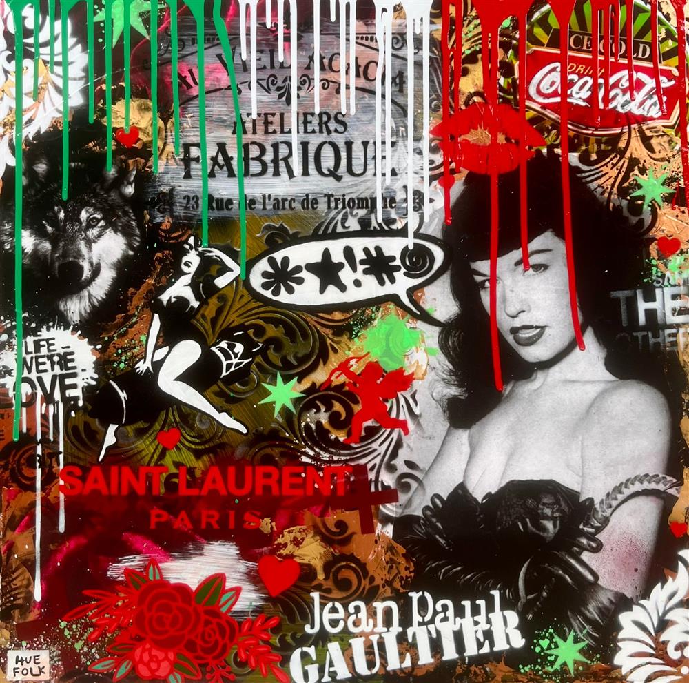 Hue Folk - The Notorious Betty Page - Watergate Art