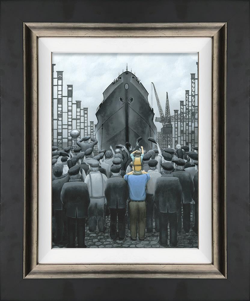 Leigh Lambert - The Ship That Dad Built - Canvas Artist Proof - Watergate Art