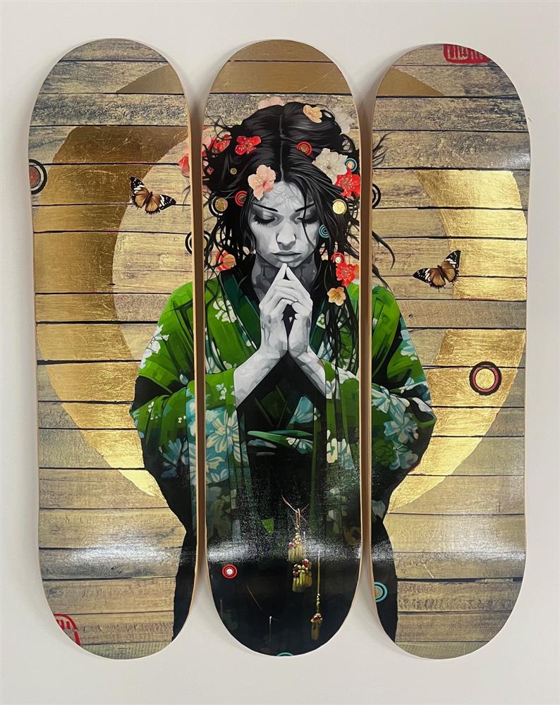 The Trunk Of Funk - The Wave That Breaks Below - Skate Deck - Watergate Art