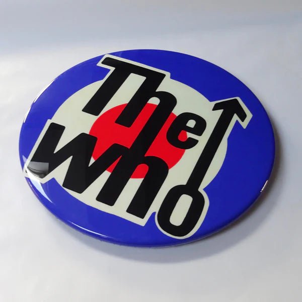 Tapedeck Art - The Who GIANT 3D Vintage Pin Badge - My Store