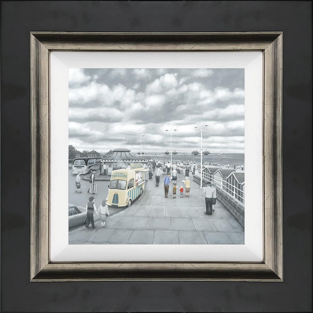 Leigh Lambert - What Do You Like Best, Grandad or Chips - CanvasAP - Watergate Art